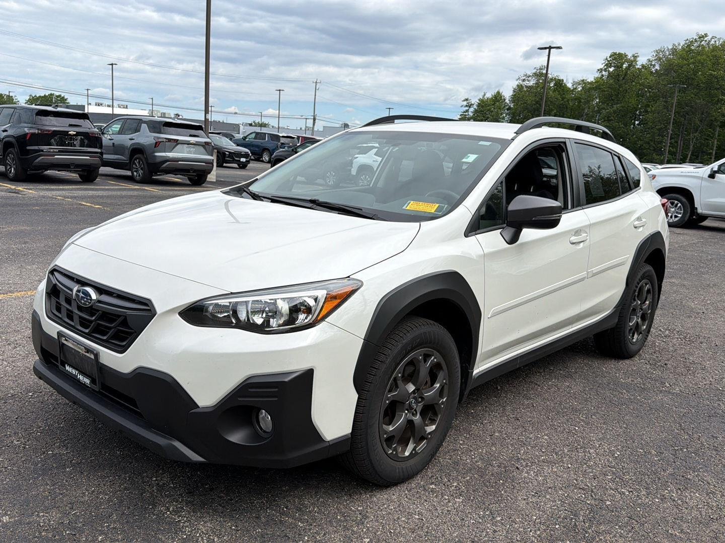 Used 2021 Crystal White Pearl Subaru Sport image 12