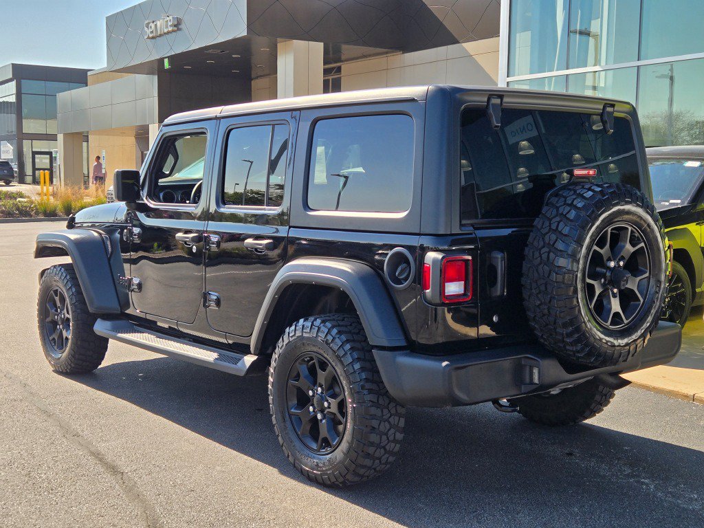Used 2021 Black Clearcoat Jeep Unlimited Willys image 28