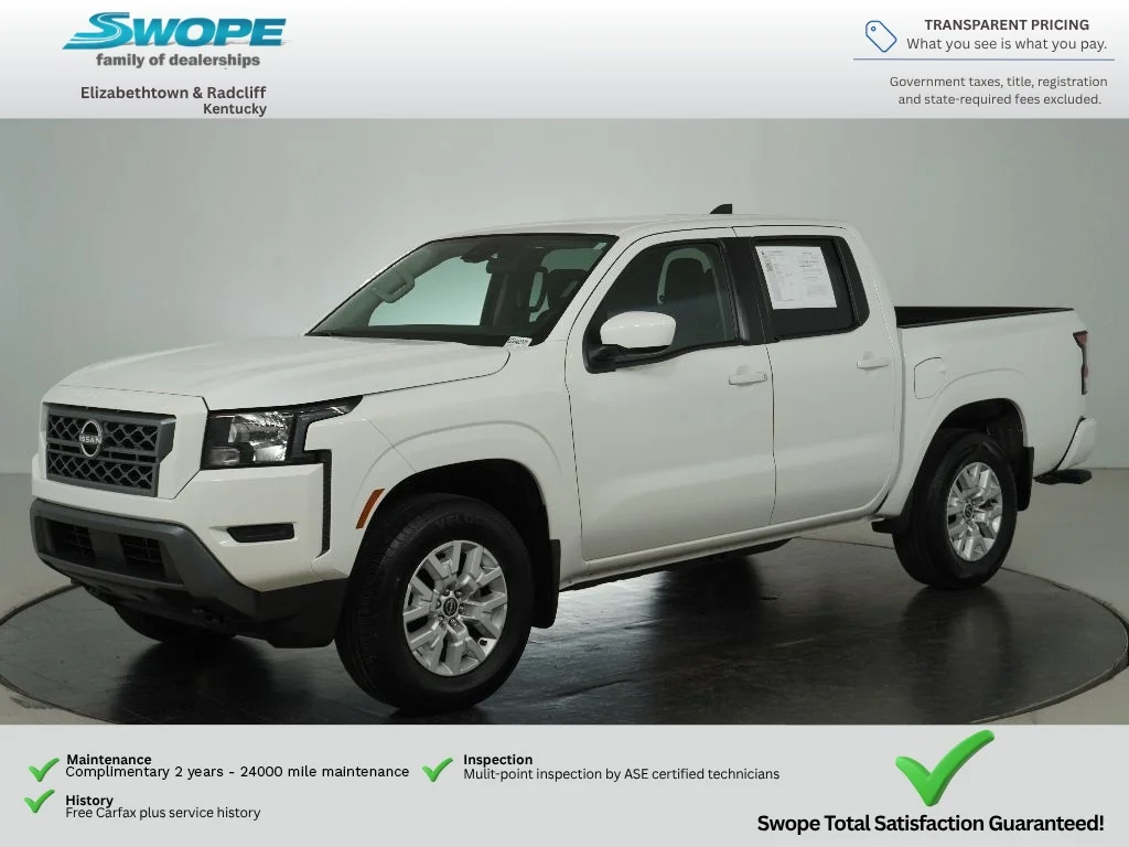 Used 2023 Glacier White Nissan SV image 8