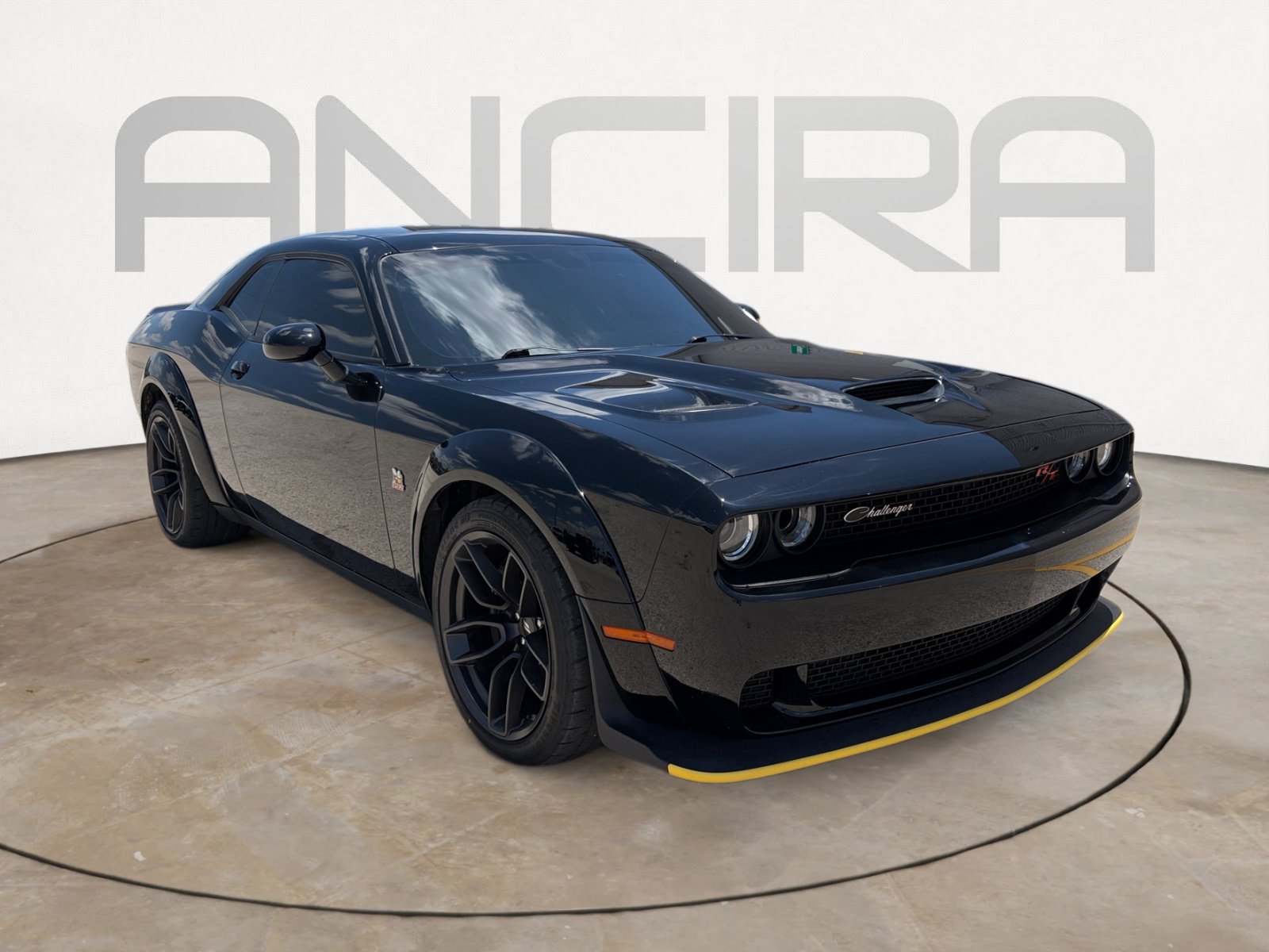 Used 2023 Pitch Black Clearcoat Dodge R/T Scat Pack Widebody image 4