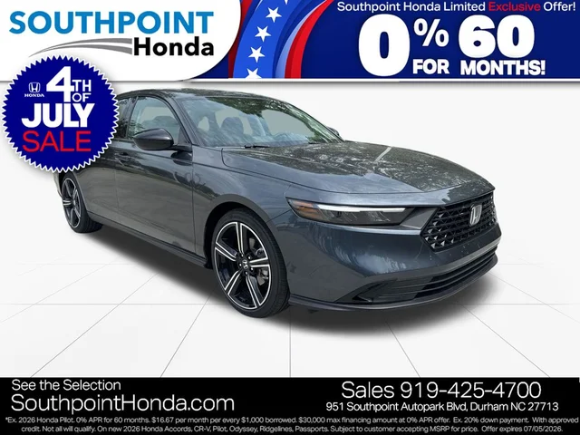 2026 Honda Accord SE