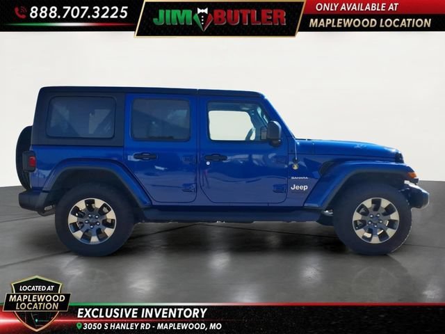 Used 2018 Blue Jeep Sahara 4x4 image 5