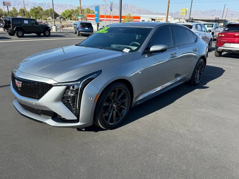 Used 2025 Argent Silver Metallic Cadillac Sport image 7