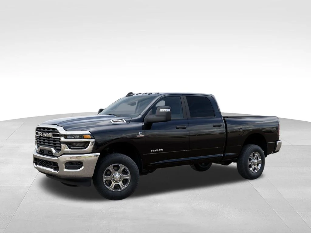 New 2026 Diamond Black Crystal Pearl-Coat Exterior Paint RAM Big Horn image 2
