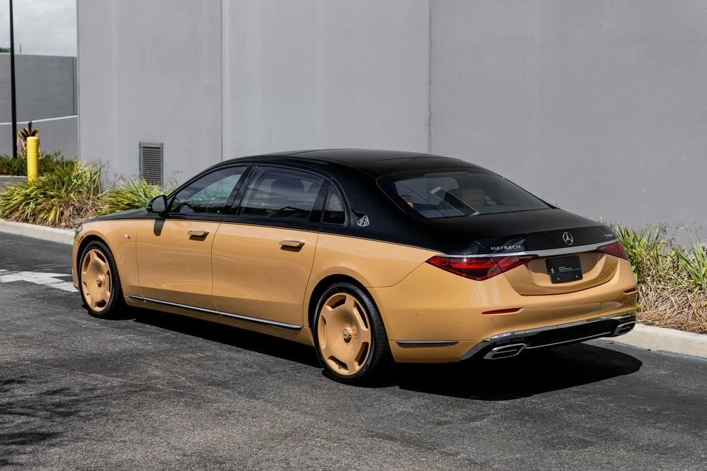 Used 2023 Obsidian Black Metallic / Colorado Beige Mercedes-Benz Maybach S 680 image 3