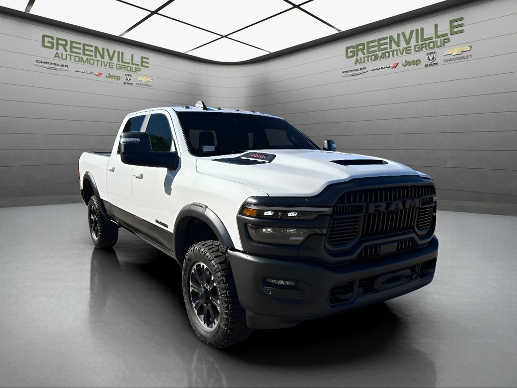 New 2026 Bright White Clear-Coat Exterior Paint RAM Rebel Hemi 4x4 image 3