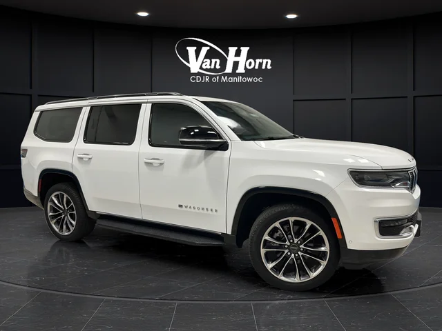 Used 2024 Bright White Clearcoat Jeep Series II image 1