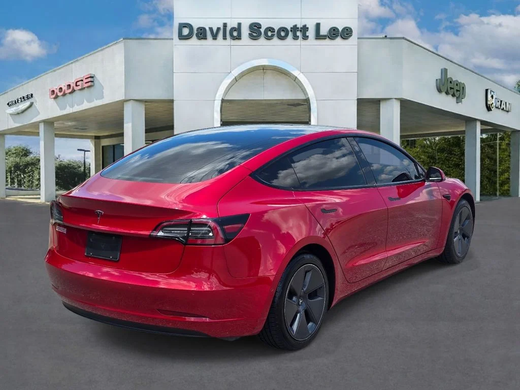 Used 2022 Red Tesla Base image 7