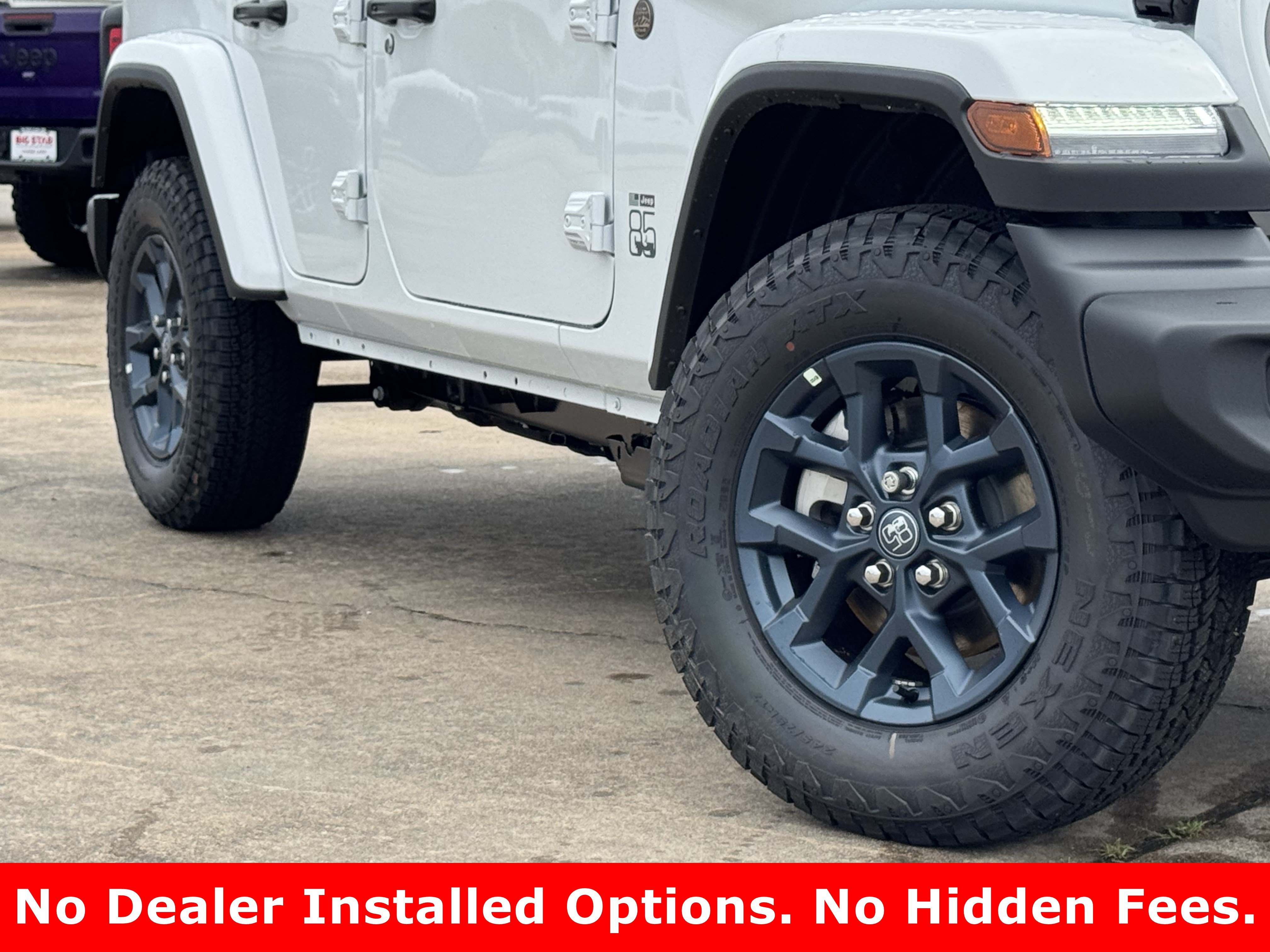 New 2026 Bright White Clear-Coat Exterior Paint Jeep 85th Anniversary image 11