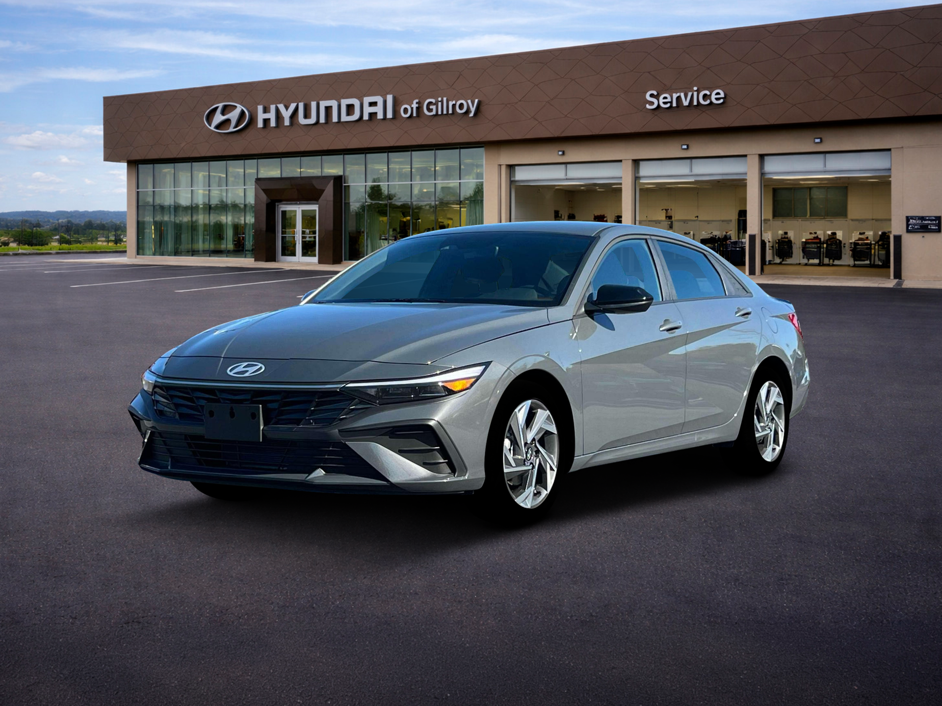 New 2025 Gray Hyundai SEL Sport image 1