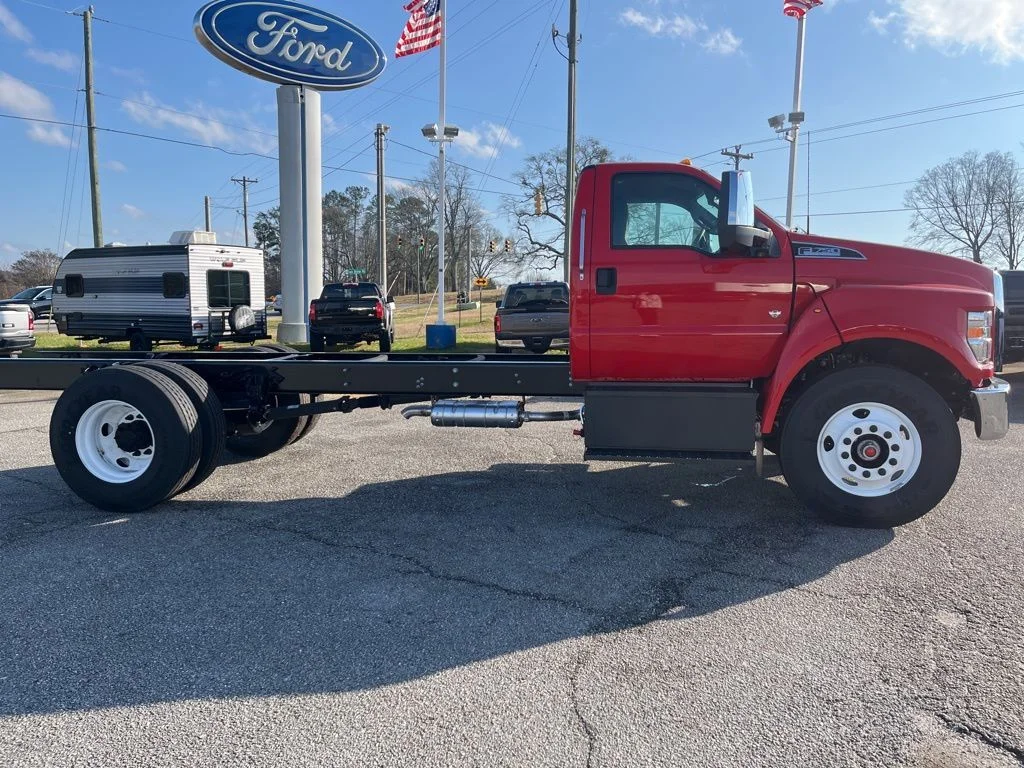 New 2025 Race Red Ford F-750 SD Gas Straight Frame image 4