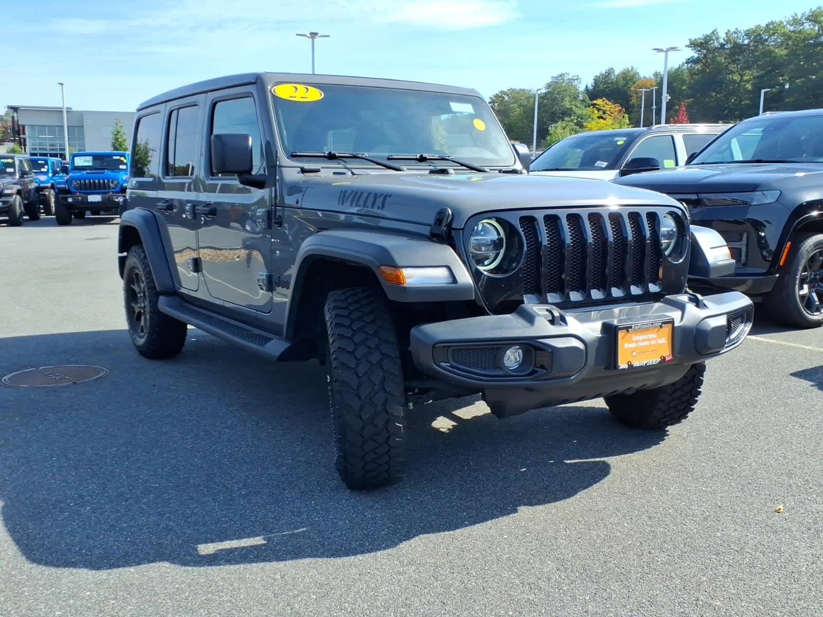 Certified Used 2022 Sting-Gray Clearcoat Jeep Unlimited Willys image 5