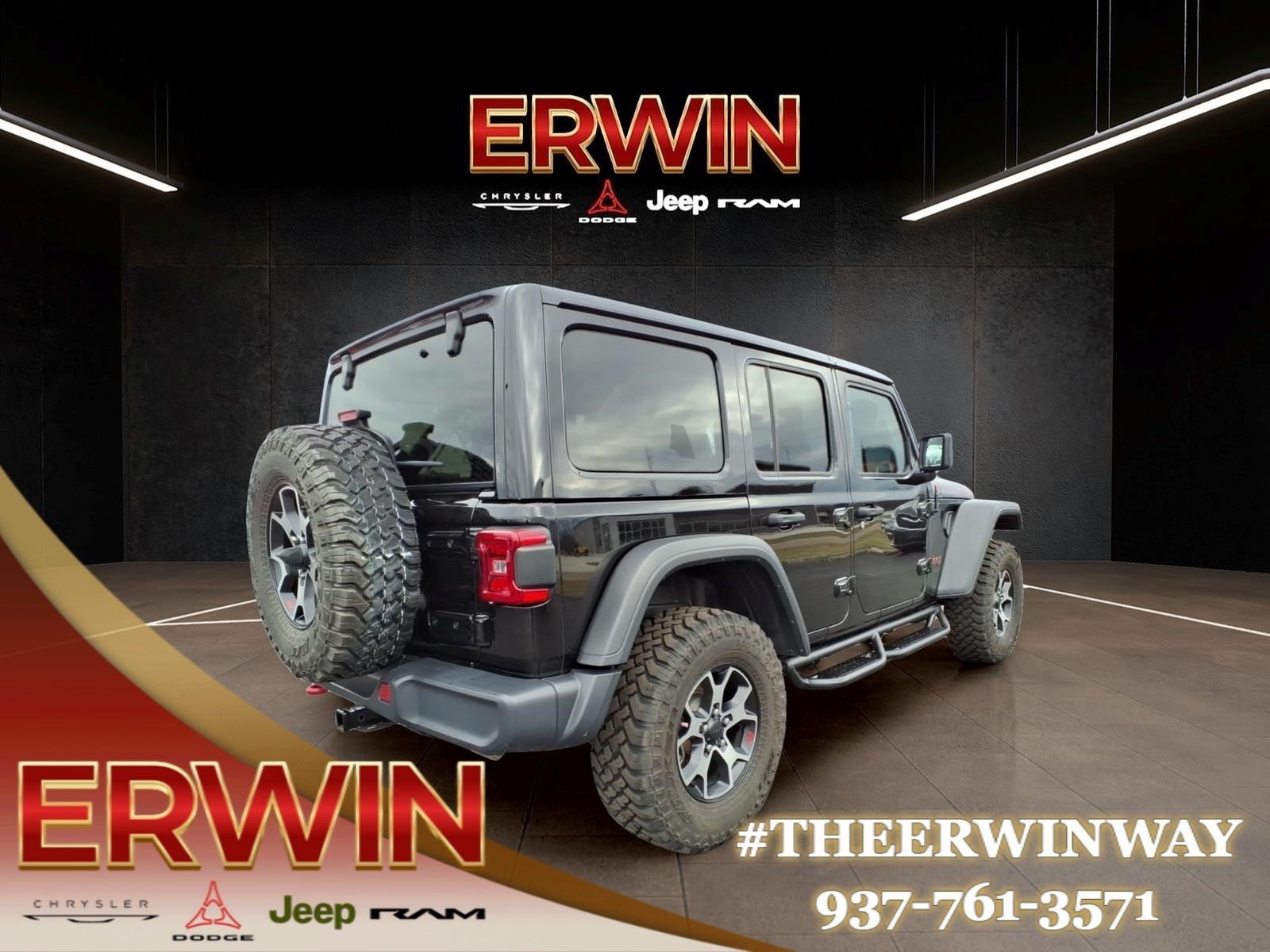 Used 2020 Black Clear Coat Jeep Rubicon image 7