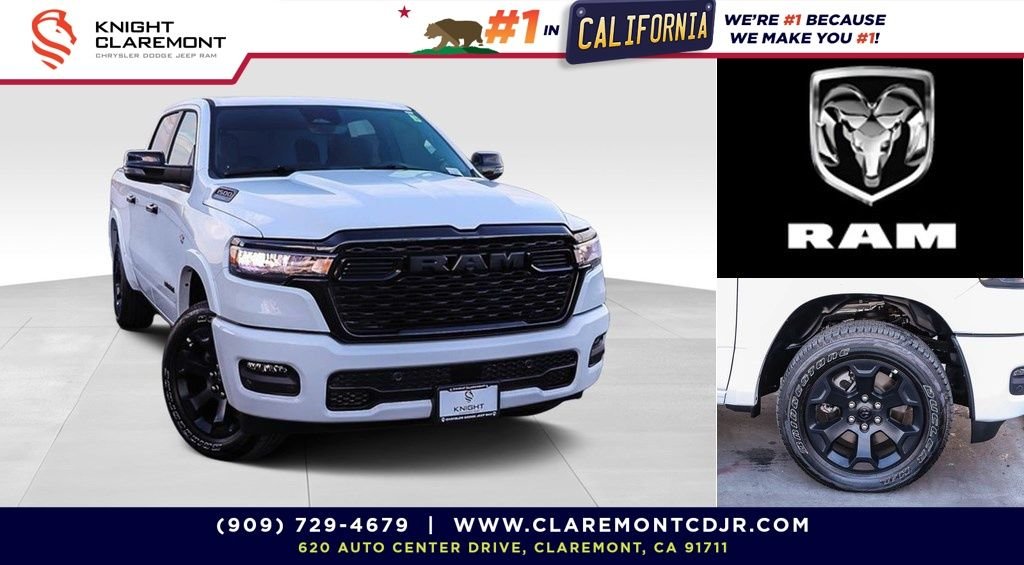 New 2026 Bright White Clearcoat Ram Big Horn/Lone Star image 1