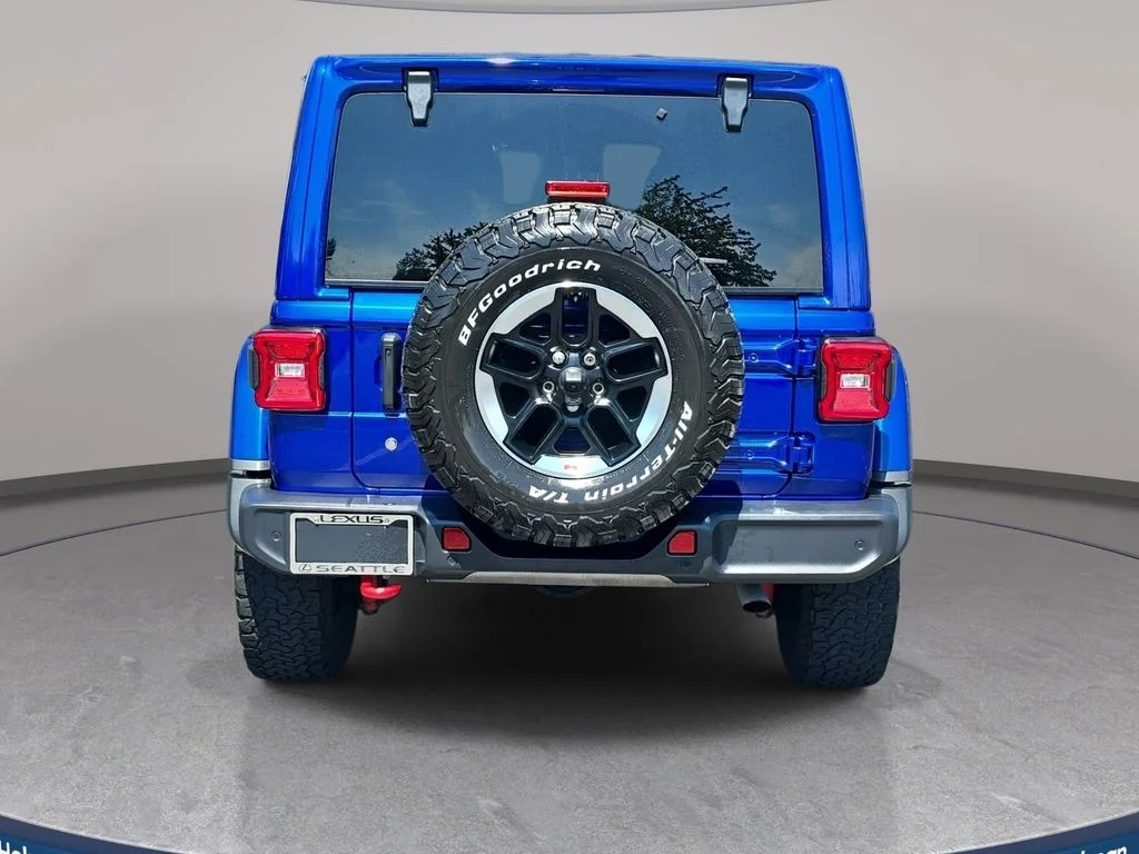 Used 2020 Blue Jeep Unlimited Rubicon image 7