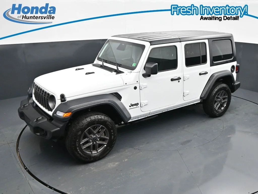 Used 2025 Bright White Clearcoat Jeep Sport S image 18