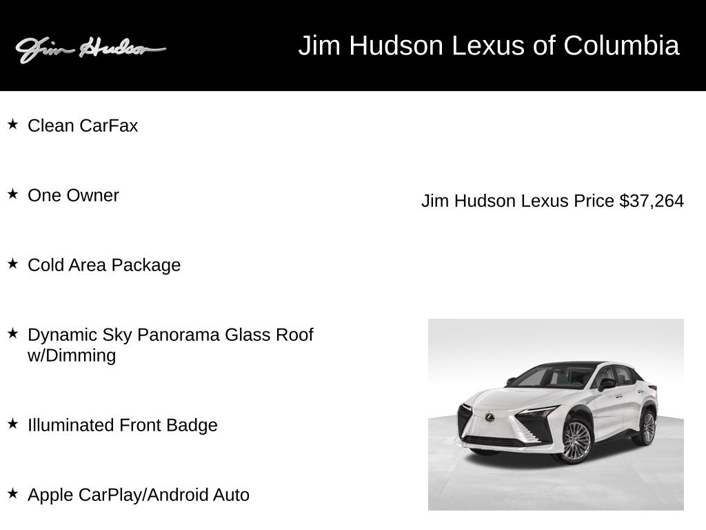 Certified Used 2023 White Lexus 450e Luxury image 3