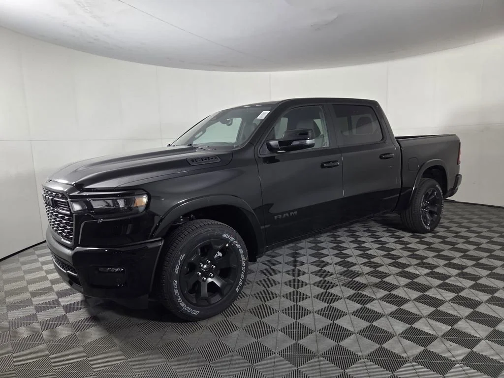 New 2026 Diamond Black Crystal Pearl-Coat Exterior Paint RAM Big Horn image 4