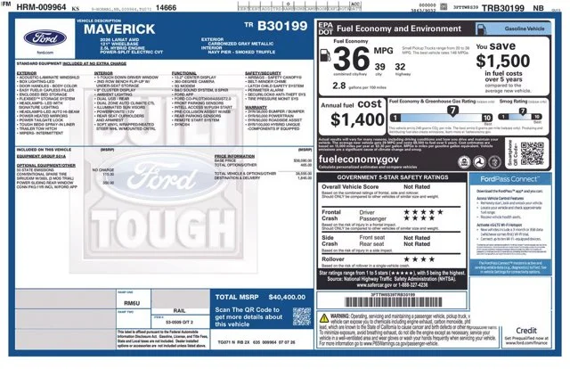 New 2026 Carbonized Gray Metallic Ford Lariat® image 62