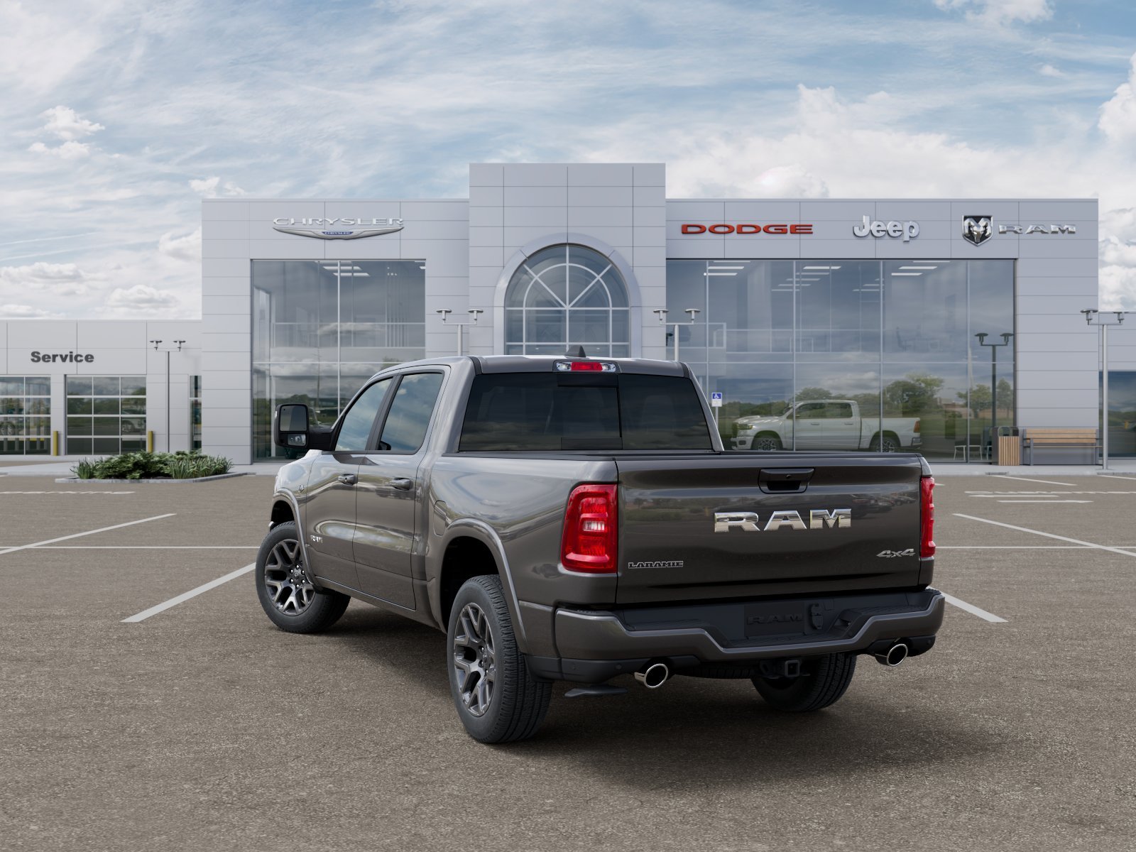 New 2026 Granite Crystal Metallic Clear-Coat Exterior Paint RAM Laramie image 31
