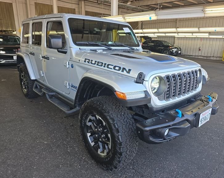 Used 2024 Silver Jeep Rubicon 4xe image 4
