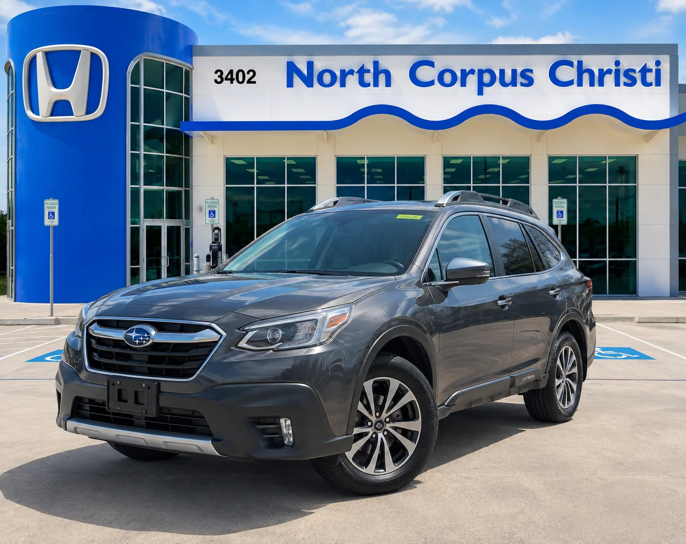 Used 2022 Gray Subaru Touring image 1