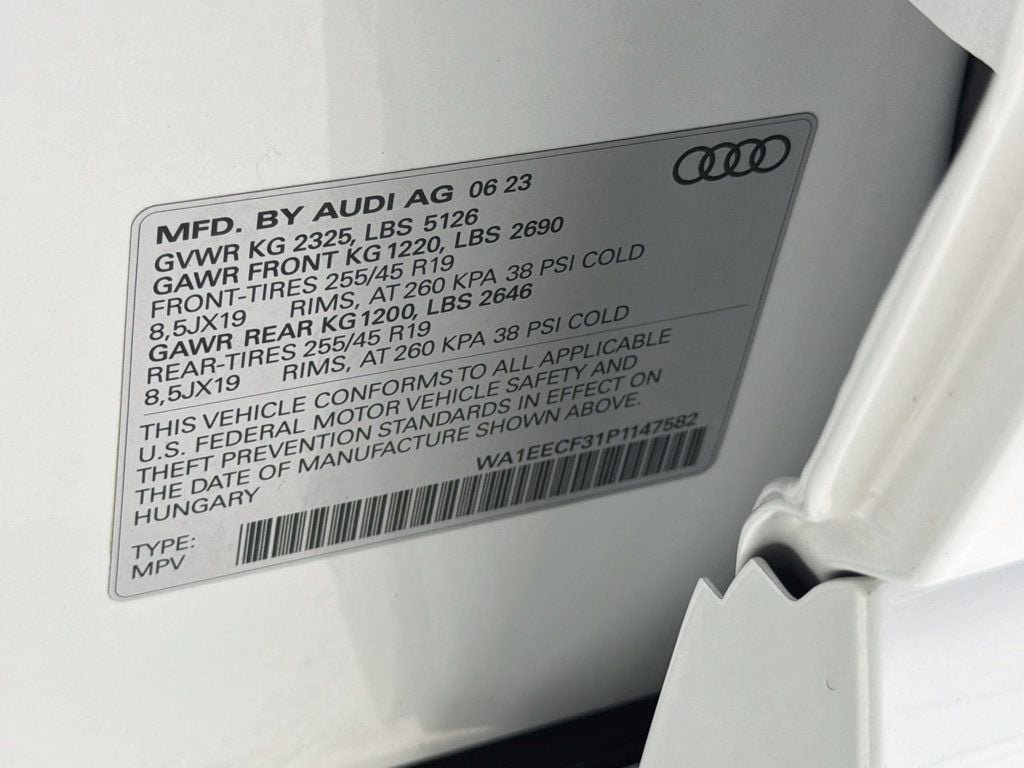 Used 2023 Glacier White Metallic Audi S line Premium Plus 45 TFSI quattro image 31