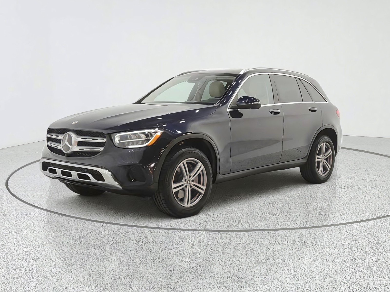 Used 2022 Lunar Blue Metallic Mercedes-Benz GLC 300 4MATIC® SUV image 1