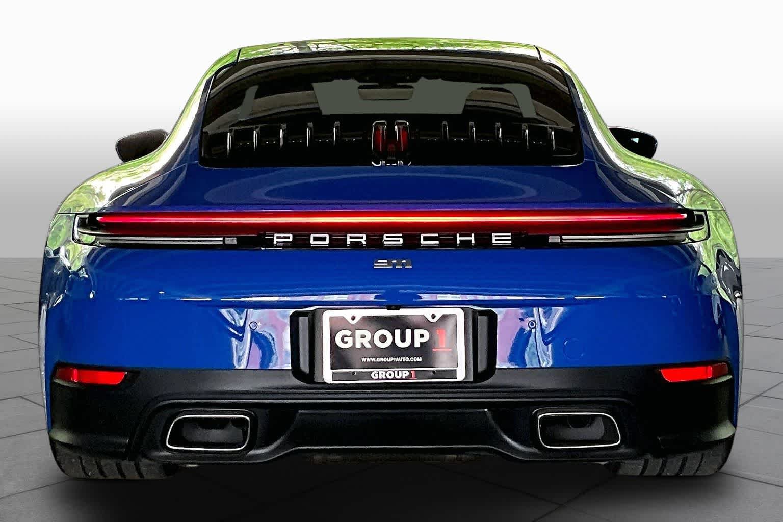 Used 2025 Lugano Blue Porsche Carrera image 4