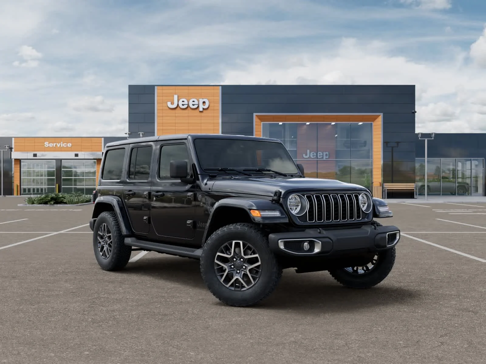 New 2026 Black Clearcoat Jeep Sahara image 5