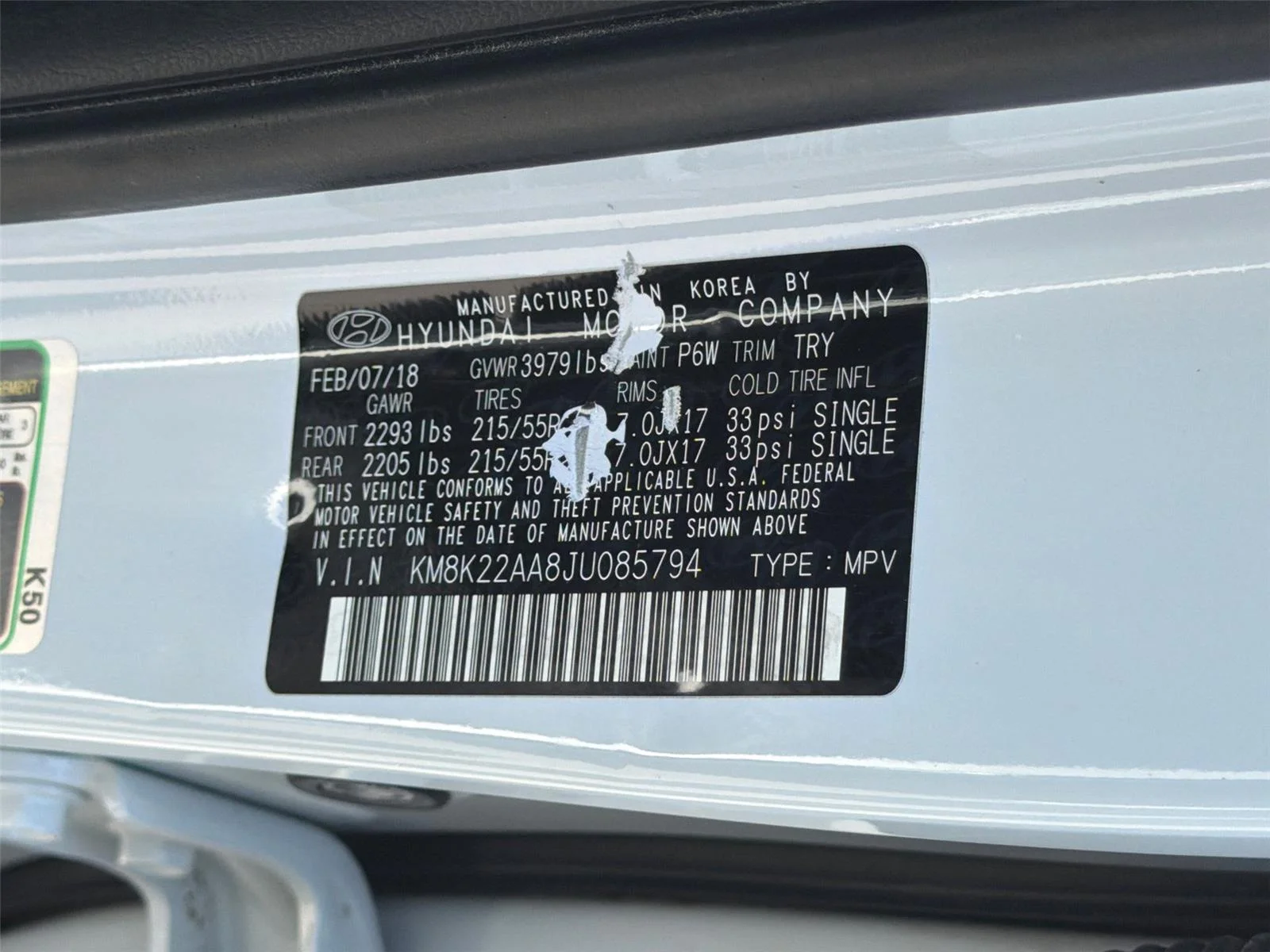 Used 2018 Chalk White Hyundai SEL image 23
