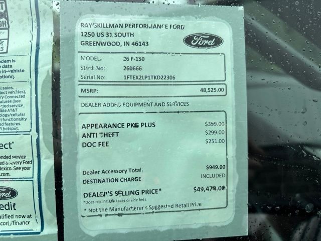 New 2026 Agate Black Metallic Ford STX® image 2