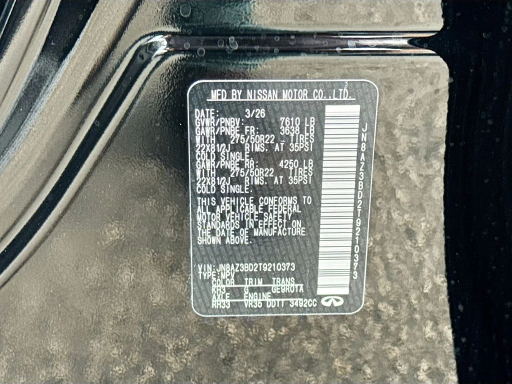 New 2026 BLACK OBSIDIAN INFINITI Luxe 2WD image 35