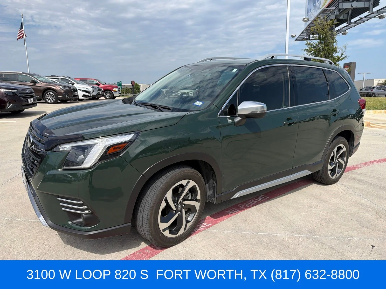Used 2024 Green Subaru Touring image 1