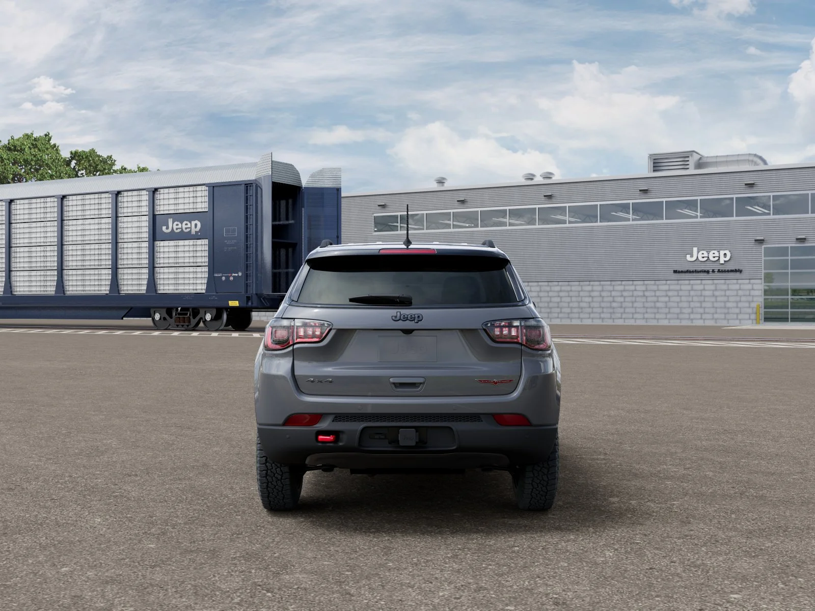 New 2027 Sting-Gray Clear-Coat Paint Jeep Trailhawk image 7