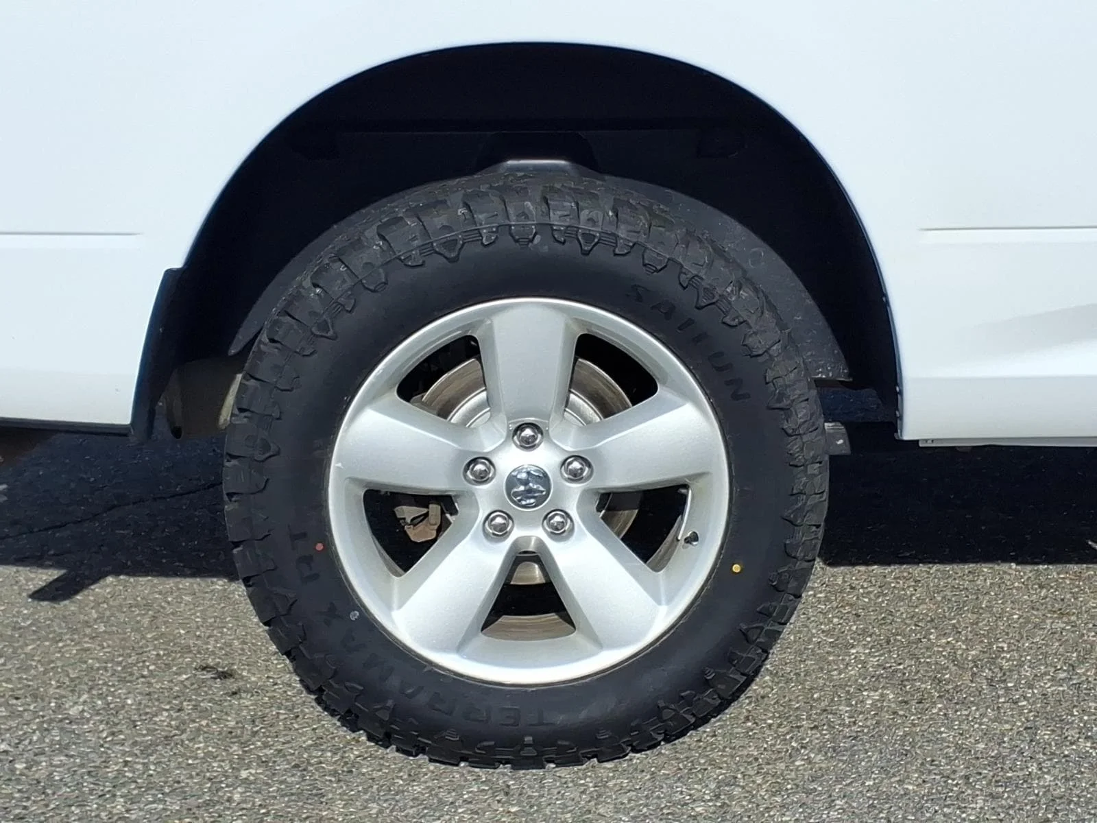 Used 2024 Bright White Clearcoat Ram SLT image 13
