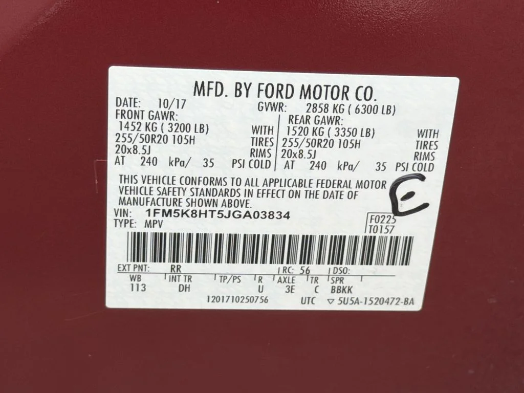 Used 2018 Red Ford Platinum image 32