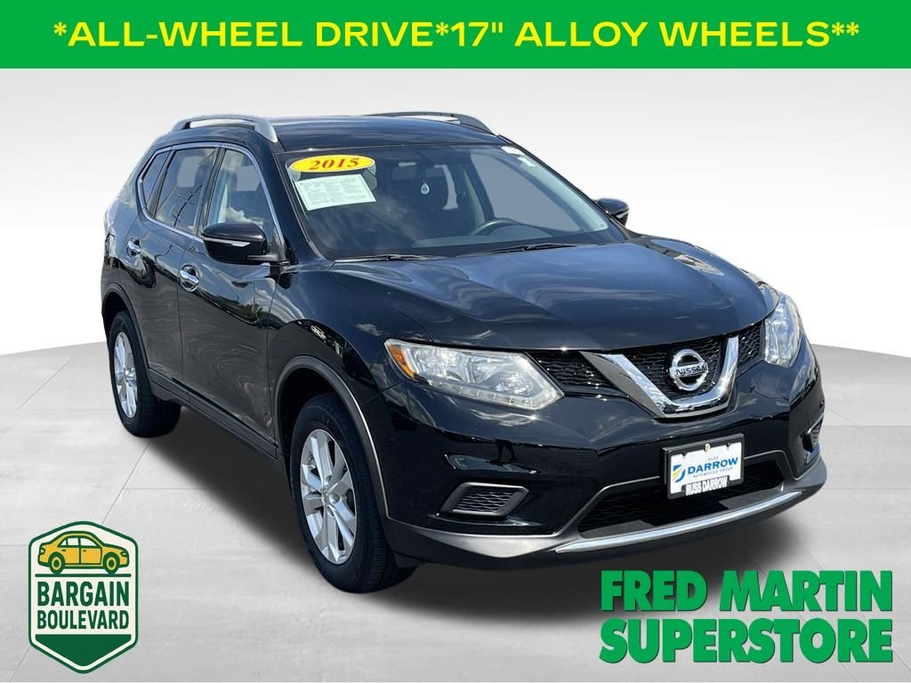 Used 2015 Super Black Nissan SV image 1
