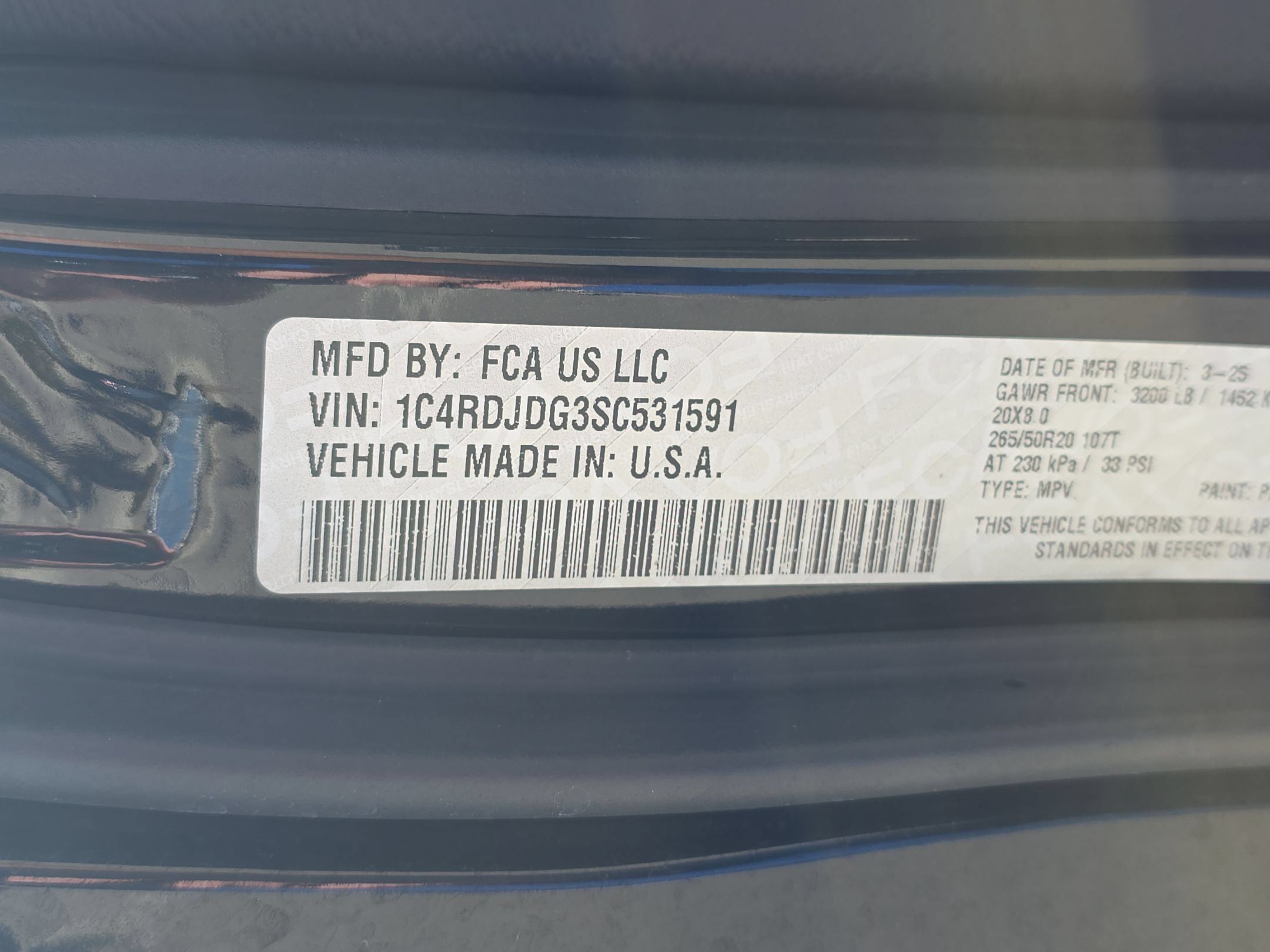 Used 2025 DB Black Clearcoat Dodge GT image 32