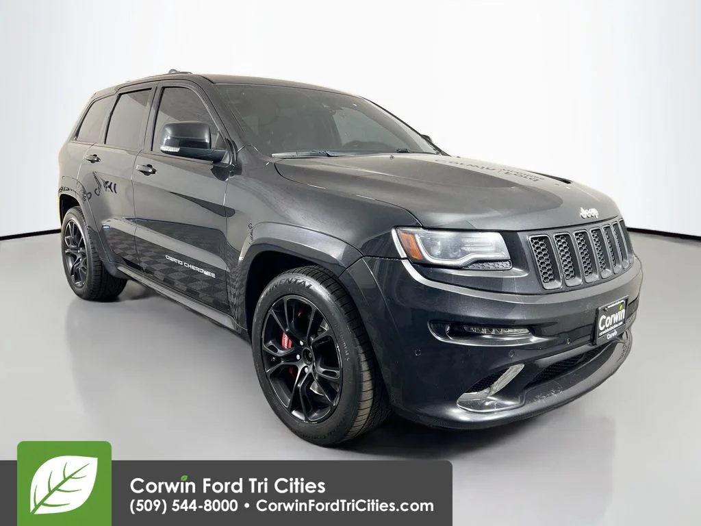 Used 2014 Brilliant Black Crystal Pearlcoat Jeep SRT image 1