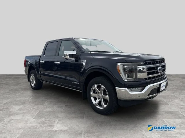 Certified Used 2021 Blue Ford Lariat image 3