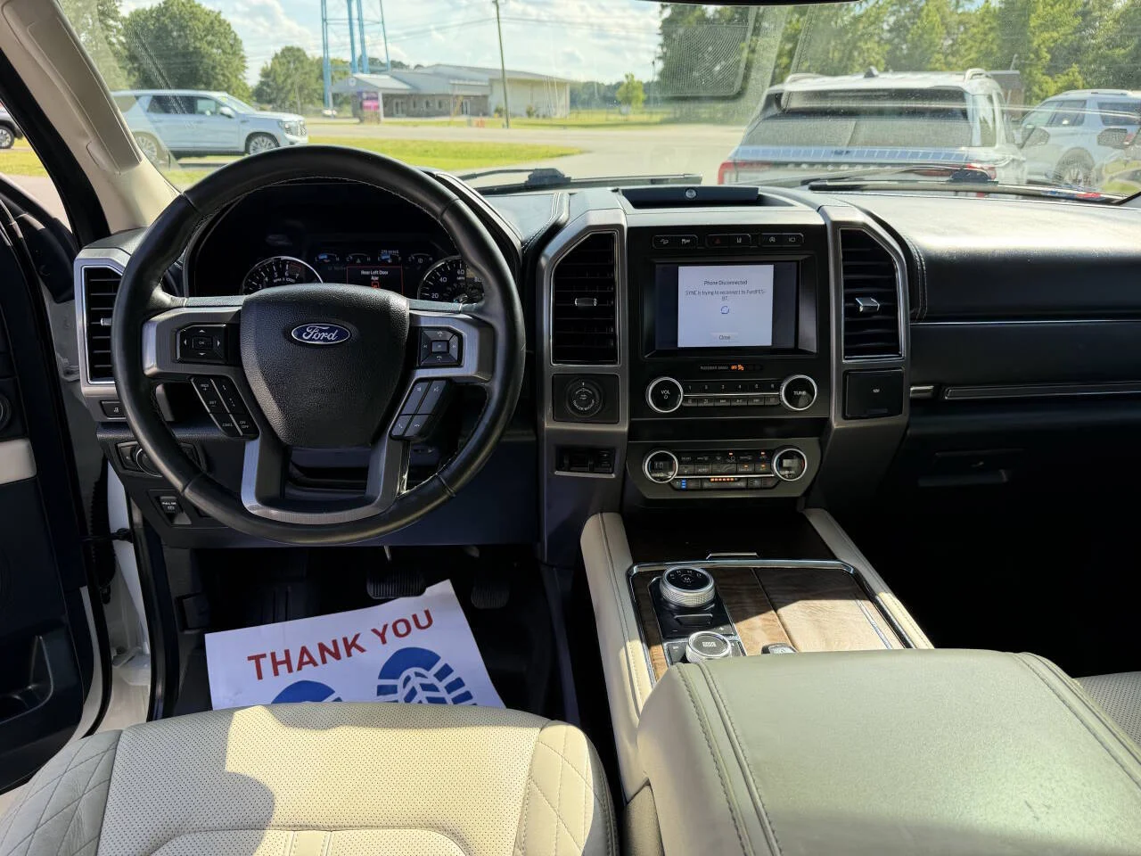 Used 2021 Off White Ford Platinum 4x4 4dr SUV image 14