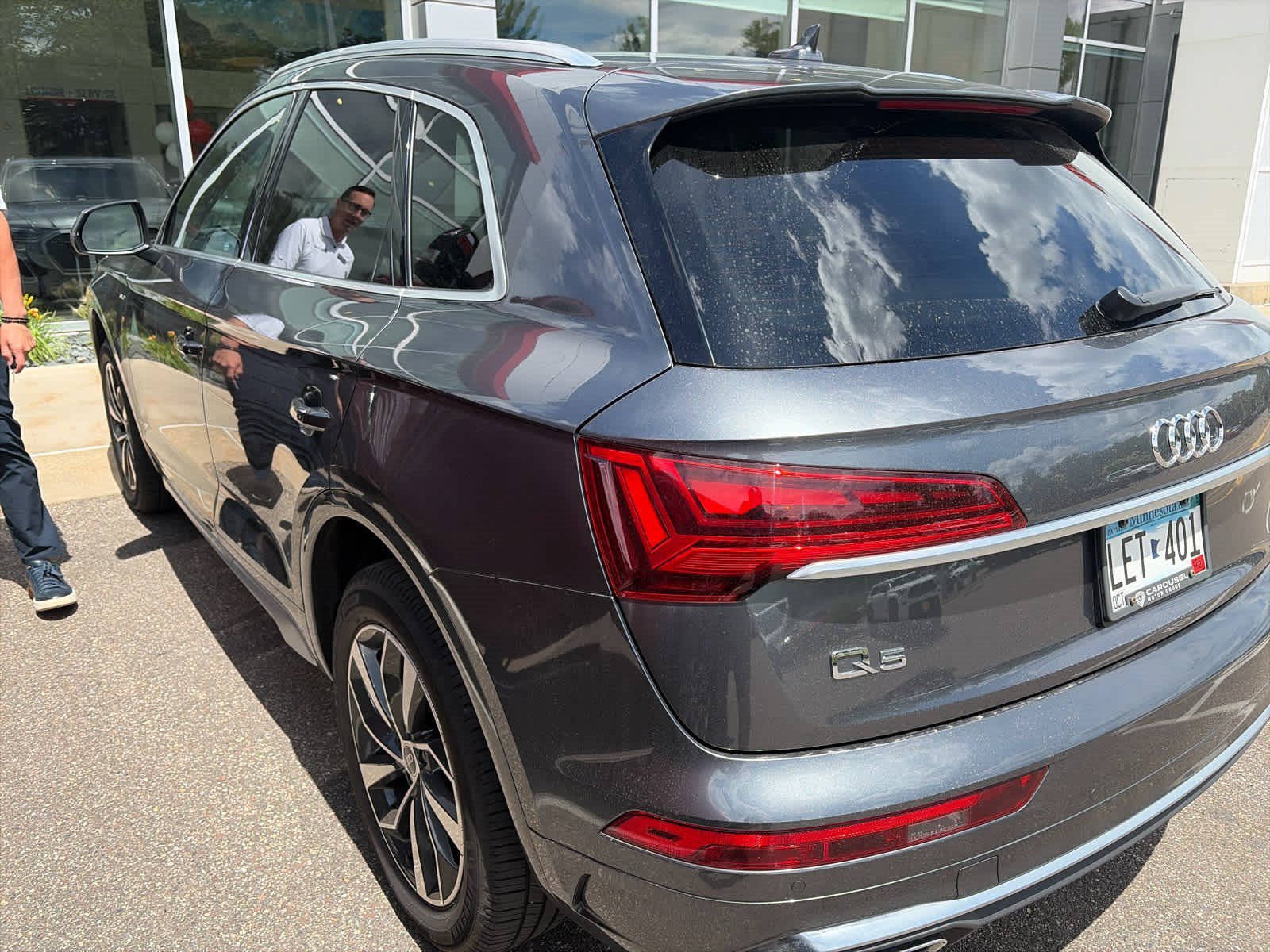 Used 2022 Daytona Gray Pearl Effect Audi S line Premium Plus image 4