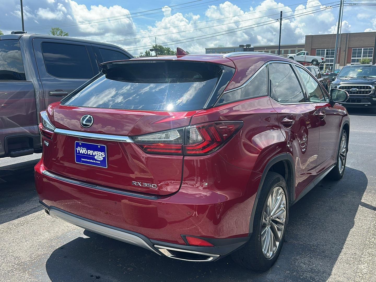 Certified Used 2020 Matador Red Mica Lexus RX 350 image 3
