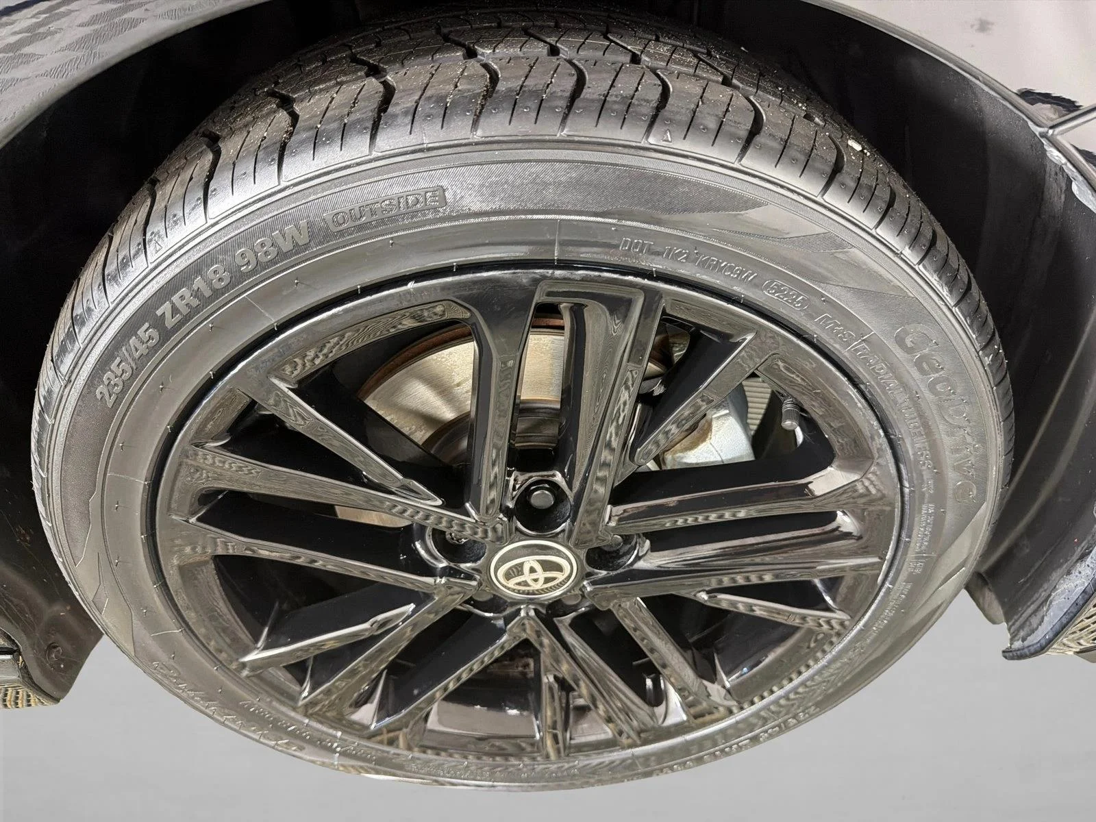 Used 2025 Midnight Black Metallic Toyota SE image 12