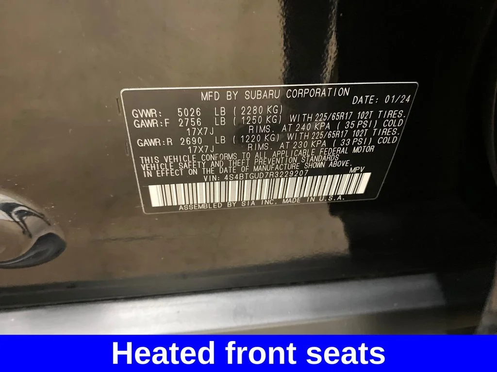 Certified Used 2024 Black Subaru Wilderness image 30