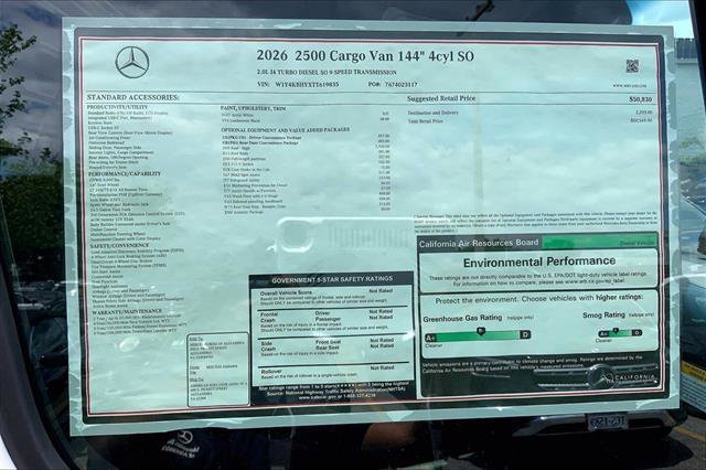 New 2026 Arctic White Mercedes-Benz Cargo 144 WB image 34
