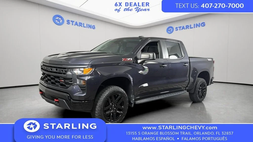 Used 2023 Dark Ash Metallic Chevrolet Custom Trail Boss image 2