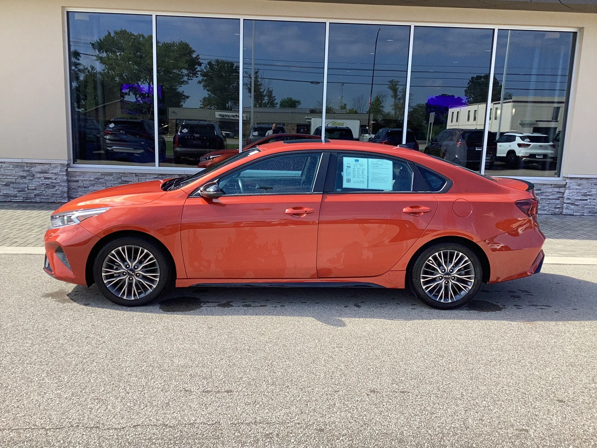 Used 2023 Fire Orange Kia GT-Line image 7