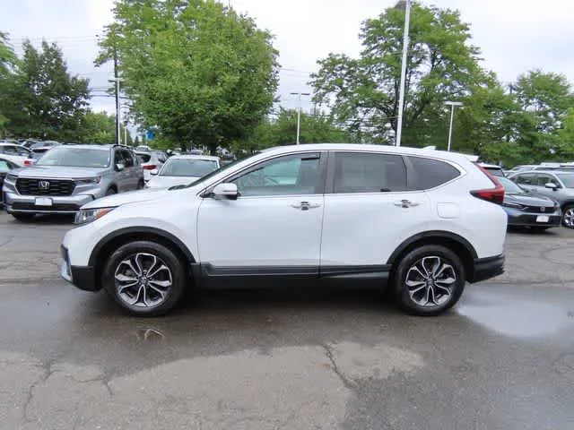 Certified Used 2021 Platinum White Pearl Honda EX-L image 3